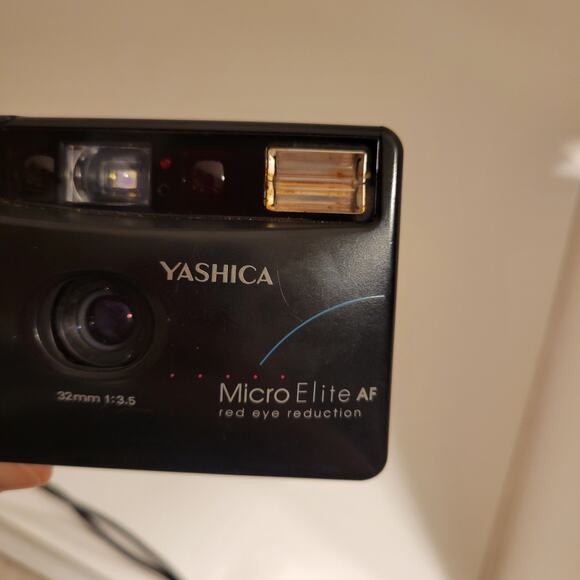 Yashica Micro Elite AF 32mm Film Camera f3.5 Point & Shoot Black - Picture 13 of 15